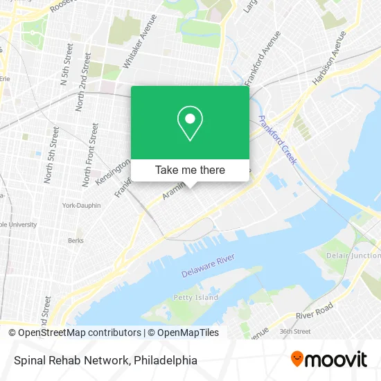 Spinal Rehab Network map