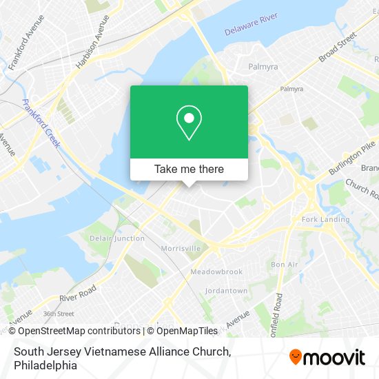 South Jersey Vietnamese Alliance Church map