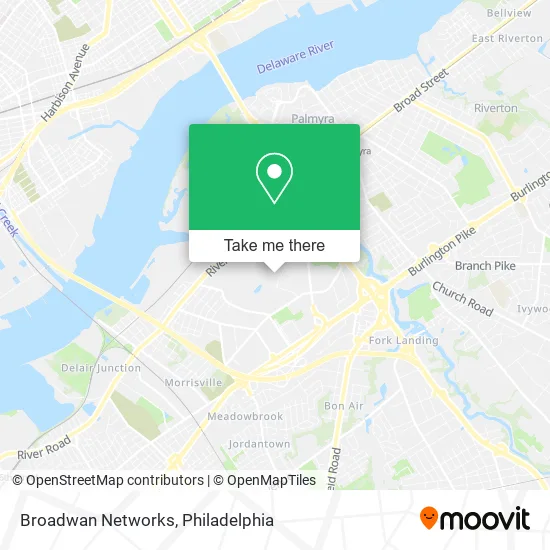 Broadwan Networks map