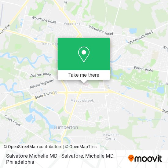 Mapa de Salvatore Michelle MD - Salvatore, Michelle MD