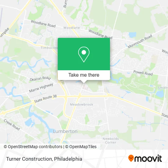 Turner Construction map