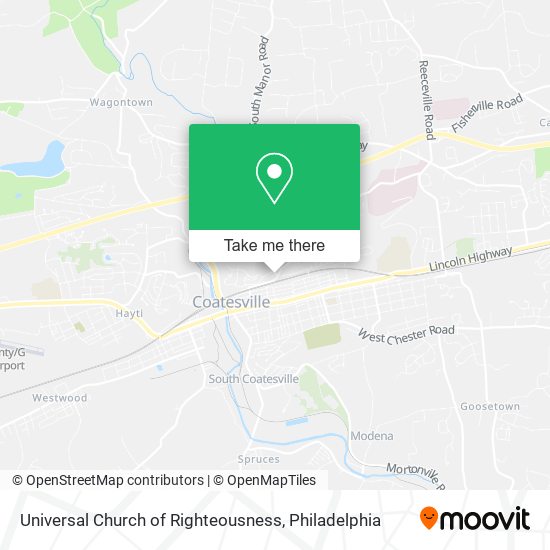 Mapa de Universal Church of Righteousness