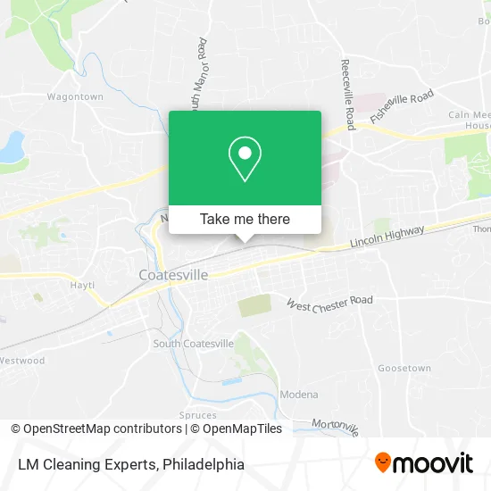 LM Cleaning Experts map