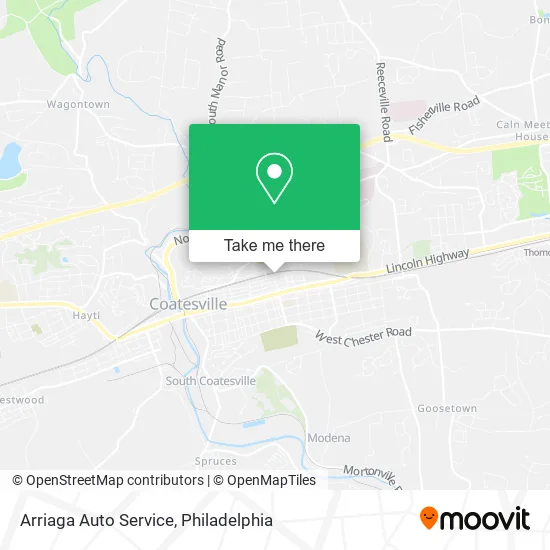 Arriaga Auto Service map
