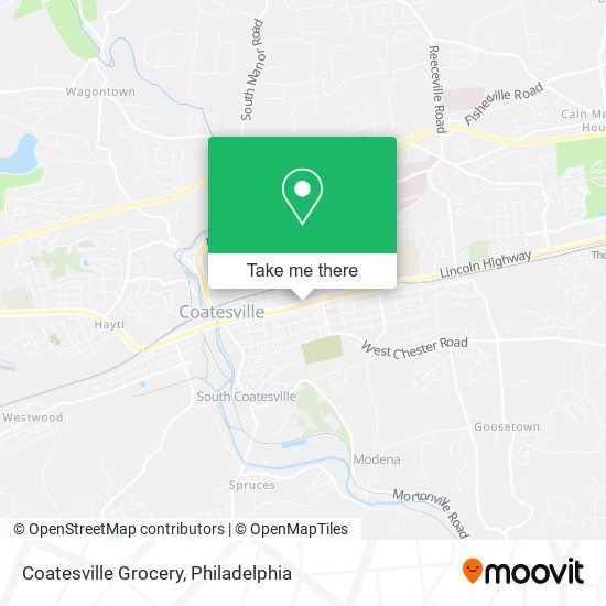 Coatesville Grocery map