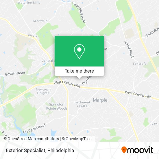 Exterior Specialist map