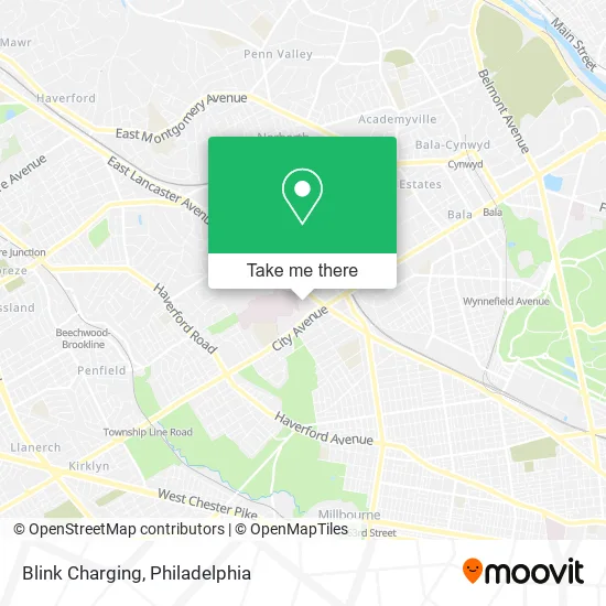 Blink Charging map