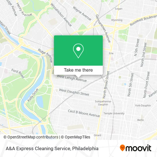 A&A Express Cleaning Service map
