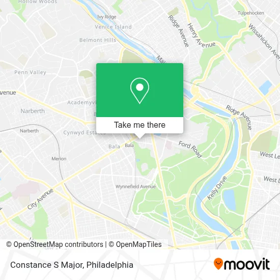 Constance S Major map