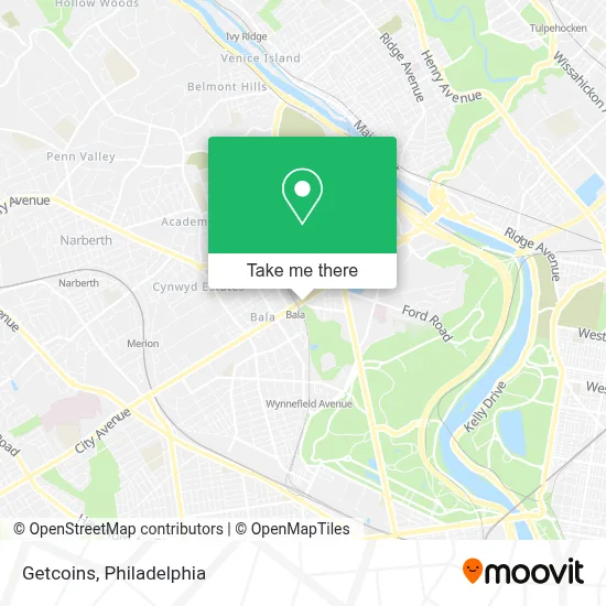 Getcoins map