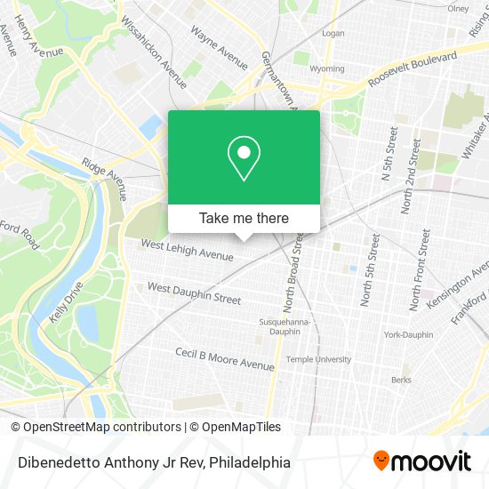 ¿Cómo llegar a Dibenedetto Anthony Jr Rev en Philadelphia en autobús ...