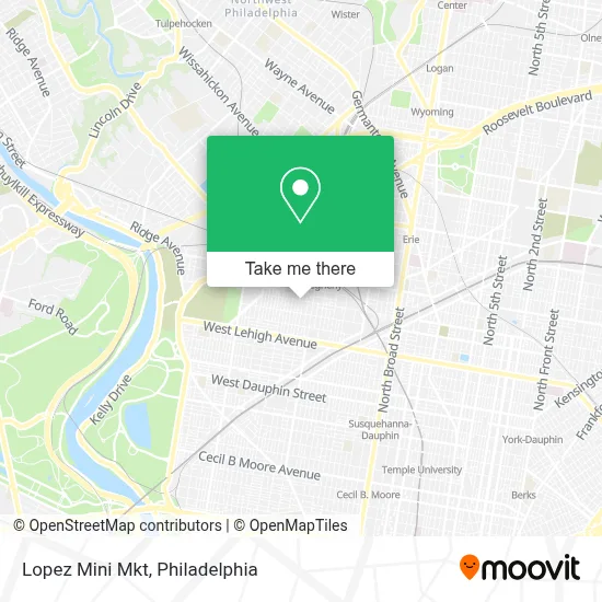 Lopez Mini Mkt map