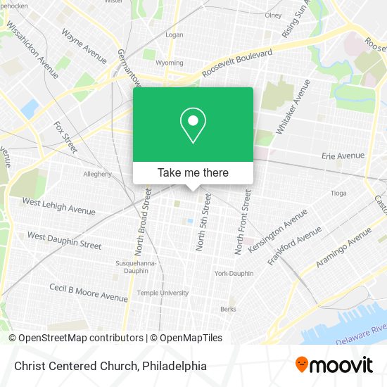 Mapa de Christ Centered Church