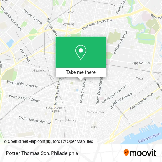 Potter Thomas Sch map