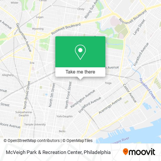 Mapa de McVeigh Park & Recreation Center