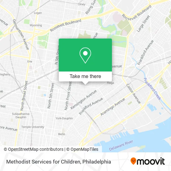 Methodist Services for Children map