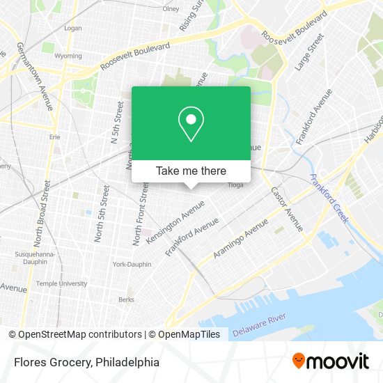 Mapa de Flores Grocery