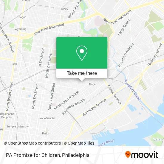 PA Promise for Children map