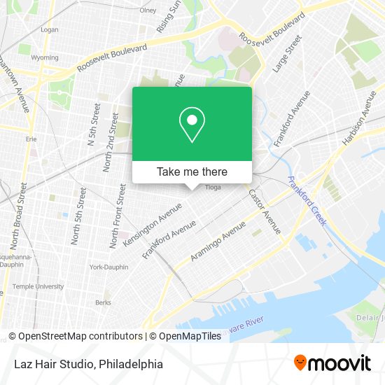 Laz Hair Studio map