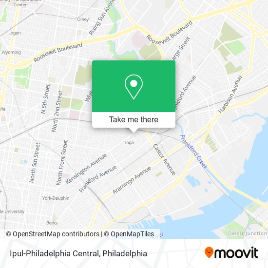 Mapa de Ipul-Philadelphia Central