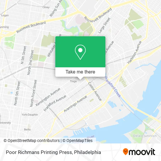 Poor Richmans Printing Press map