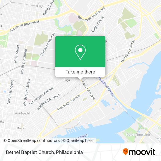 Bethel Baptist Church map