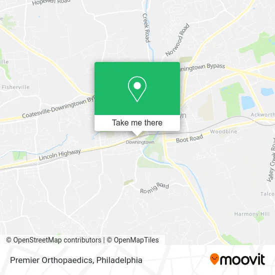 Premier Orthopaedics map