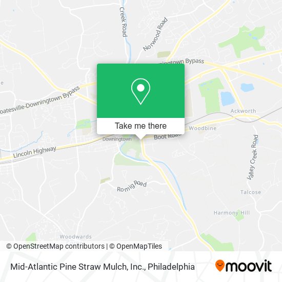 Mid-Atlantic Pine Straw Mulch, Inc. map