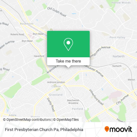 First Presbyterian Church Pa map