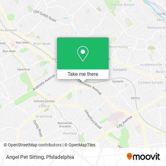 Mapa de Angel Pet Sitting