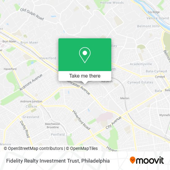 Mapa de Fidelity Realty Investment Trust