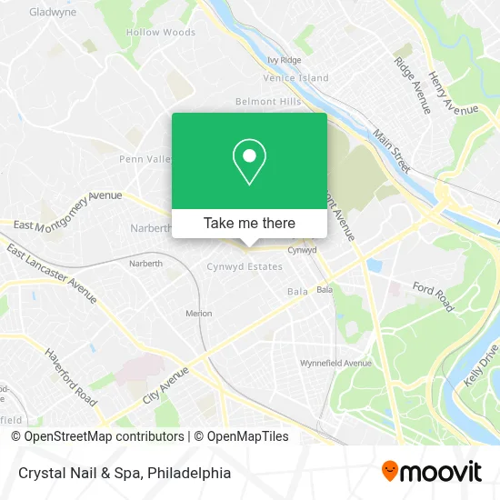 Crystal Nail & Spa map