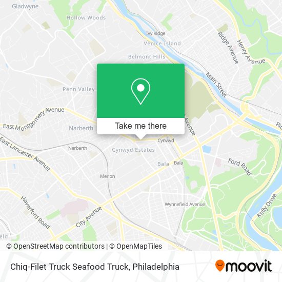 Mapa de Chiq-Filet Truck Seafood Truck