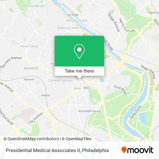 Mapa de Presidential Medical Associates II