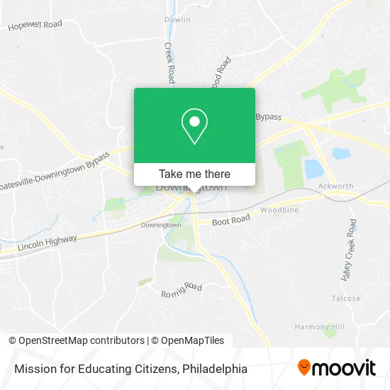 Mission for Educating Citizens map