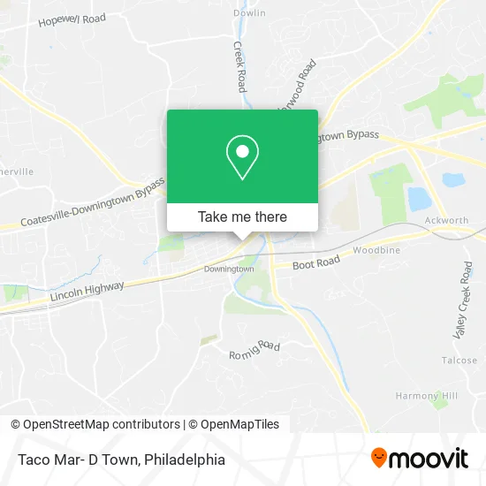 Taco Mar- D Town map