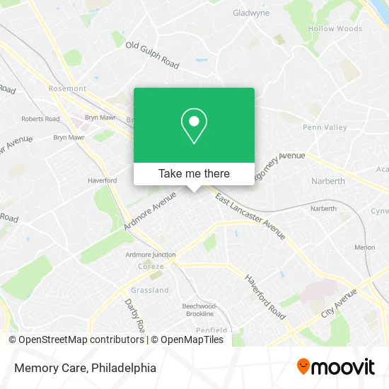 Memory Care map
