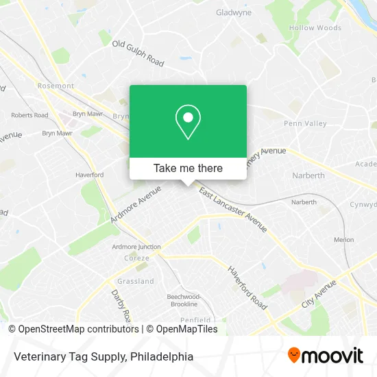 Veterinary Tag Supply map