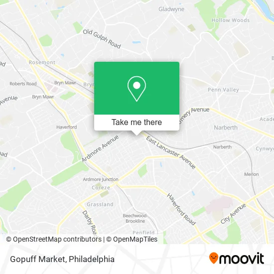 Gopuff Market map