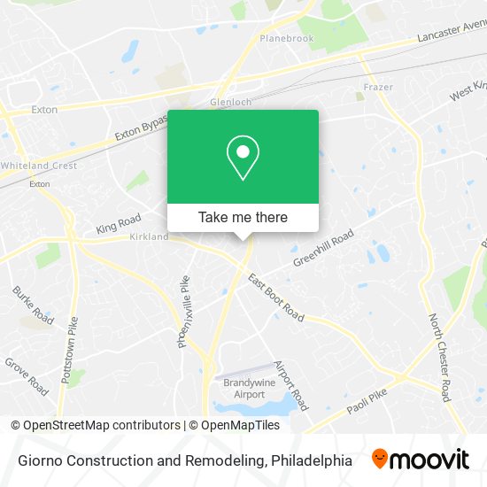Mapa de Giorno Construction and Remodeling