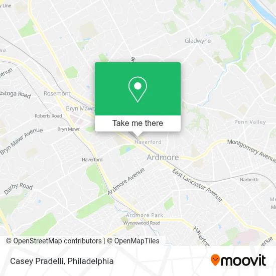 Casey Pradelli map