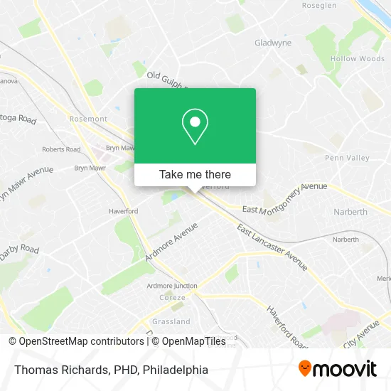 Thomas Richards, PHD map
