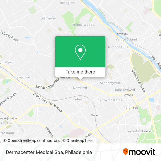 Mapa de Dermacenter Medical Spa