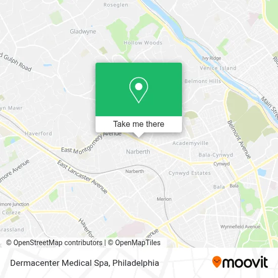 Dermacenter Medical Spa map