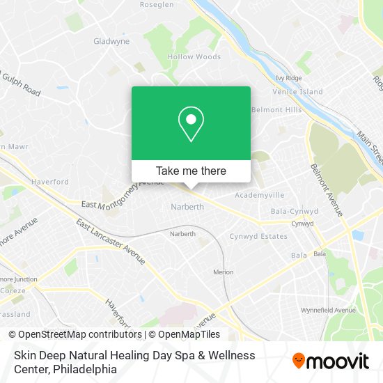 Mapa de Skin Deep Natural Healing Day Spa & Wellness Center