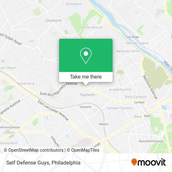 Self Defense Guys map