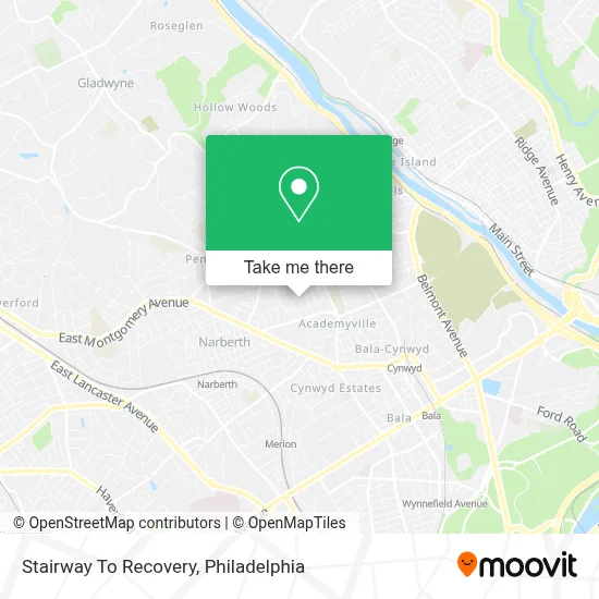 Stairway To Recovery map