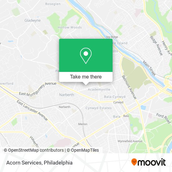 Acorn Services map