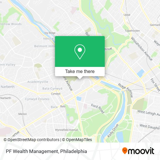 Mapa de PF Wealth Management