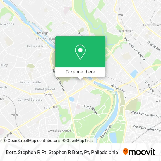 Betz, Stephen R Pt: Stephen R Betz, Pt map